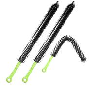Gjinxi Lot de 2 Brosses de Vidange d'Égout 43,2 cm Tuyau Flexible pour Toilettes Cuisine Salle de Bain Outil de Drainage pour Évier Débarrassez Vous des Poils et du Mucus dans Les Égouts
