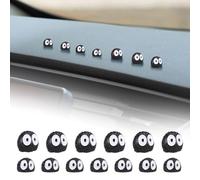 Gjinxi Lot de 40 Accessoires de Voiture Soot Sprite Mignon Anime pour Tableau de Bord Rétroviseur et Tableau de Bord Décoration de Studio Ghibli Décoration Amusante pour Rétroviseur de Voiture