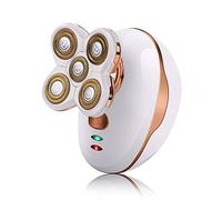 GJJSZ Tondeuses à Cheveux sans Fil,Service électrique Coupe de Cheveux Chauve Rasage à Cinq têtes Machine de Rasage Rechargeable USB pour Femmes Hommes Enfants bébés(Couleur:Rose,Taille:6 * 9 * 8cm)
