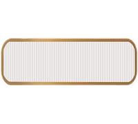 GJMSSMY Cloison de séparation en Verre doré pour Bureau à Domicile et Restaurant, 30 x 60 cm (11,81 x 23,62 po), écran de Poste de Travail Semi-privé élégant, Solution Moderne pour préserv