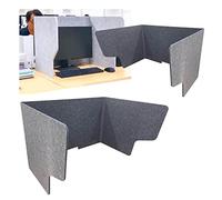 GJMSSMY Cloisons de Bureau autoportantes pour Bureaux d'étudiants, cloisons de Bureau, centres d'appels, salles de t bibliothèques. Cloison de Bureau Grise pour Une Concentration e