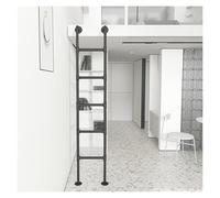 GJMSSMY Échelle de lit superposé Robuste et résistante pour Adultes et Seniors - Échelle de Mezzanine de 155 cm pour Camping-Car, Caravane et accès au sous-Sol - Accessoire d'escalade sécurisé