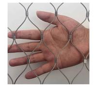 GJMSSMY Filet de sécurité en câble d'acier Inoxydable, Maille de Protection pour Balcon de 1,5 mm et 10 cm, clôture de Jardin en métal, Filet de sécurité pour escalier (1,5 x 12 m / 4,9 x 39,4 pi)