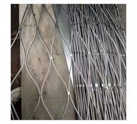 GJMSSMY Filet de sécurité en Treillis métallique Inoxydable, Protection antichute de 10 cm/2 mm pour escaliers, Rouleau de barrière de sécurité de 1,2 x 3 m (3,9 x 9,8 pi) pour la Protection des câb