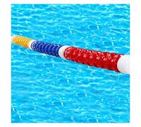 GJMSSMY Kit de séparation de couloirs de Piscine - Corde de sécurité et bouées de 11 cm de diamètre pour Couloir de nage - Balises de nage durables de 1 m pour la Plage et la Piscine