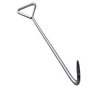 GJMSSMY Outil de Levage de Couvercle de Drain à poignée Triangulaire, Crochet pour Couvercle d'égout, extracteur de Couvercle de Drain en Acier Inoxydable, lève-Couvercle Portable pour Un accès et u
