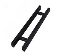 GJMSSMY Poignée de Porte de Grange en Bois Massif pour Portes vitrées, Style Moderne, pour Portes de Bureau et Portes moustiquaires, quincaillerie pour Portes d'entrée intérieures/extérieu