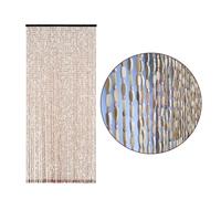 GJMSSMY Rideau de Perles en Bambou Naturel Fait Main 80 x 210 cm, séparateur de pièce et Rideau de Porte écologiques, Solution de décoration intérieure élégante pour des espaces stylés.
