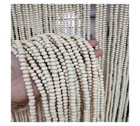GJMSSMY Rideau de Salle de Bain élégant en Perles Blanches, 27 Rangs, 55 x 195 cm - Paravent résistant Fait Main pour Placard et décoration, Rideaux de Perles élégants