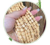 GJMSSMY Rideaux de Porte à Perles - Panneau de séparation moustiquaire en Bambou Naturel et Bois pour Chambre, Cuisine, Patio et Balcon - 80 brins (80 x 160 cm) - Solution de décoration él