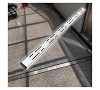 GJMSSMY Système de Drainage de Canal avec Couvercle de Drain Amovible, caniveau à Profil Bas/Profond, Grille et Canal de Drainage extérieur pour l'aménagement paysager de la Cour de la Maison (1 paq