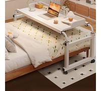 GJMSSMY Table Mobile, Table de Chevet Pliable pour Ordinateur Portable, Support Portable réglable pour Ordinateur, Plateau Flexispot Medical, Table de Chevet réglable sur roulettes pour sa