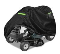 GJMZTQG Housse de Protection pour Tondeuse autoportée, Housse de Tondeuse autoportée, bâche pour Tracteur de pelouse Oxford 600D Robuste,183 * 137 * 117CM(183,Schwarz)