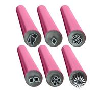 GjnjfdF 6 Pièces Ensemble De Stylos À Tampons Pour Ongles Stylo Tampon Pour Ongles Stylo Tampon Pour Peinture Graffiti Outils De Peinture À Points D'ongles À Motifs Polyvalents