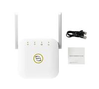 GjnjfdF Booster WiFi, amplificateur de Signal d'extension WiFi pour la Maison,Internet Booster Extension WiFi extérieure sans Fil - Amplificateur de Signal d'extension WiFi Blanc pour hôtels, Maison,