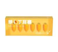 GjnjfdF Bouches Oreilles,Six Paires pour Dormir Bloquer les Bruits Pendant le Sommeil | Protection Auditive Douce Imperméable Forme Carotte avec Boîtier pour Voyage Étude Travail