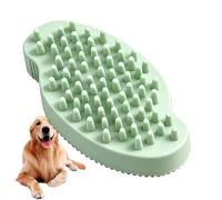 GjnjfdF Brosse De Douche Pour Chien,Brosse double face avec poignée antidérapante | de Bain Shampooing pour Chiens et Chats - pour massage, nettoyage, retrait poils, chiots, chatons, petites
