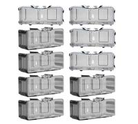 GjnjfdF Carie d'affichage de voiture, boîtier d'affichage Diecast Car - Boîte de rangement de jouets de course 1/64 Échelle | Boîte d'exposition de véhicules à jouets Organisateur empilable avec un