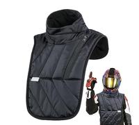 GjnjfdF Chauffe-cou et poitrine | Cache-cou noir coupe-vent, équipement d'hiver chaud pour les activités de plein air en hiver, protège-nuque thermique chauffant, cache-cou pour homme, écharpe de