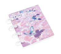 GjnjfdF Classeur Transparent Pour Documents | Album de Collection de Photocartes avec 20 Pages Intérieures,Carnet D Autocollants Portable | Pour Cartes Reçus Billets Étudiants Enseignants