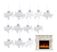 GjnjfdF Décorations Fantômes,Décorations Halloween Rétro Effrayantes - Accessoires Photo Drôles Festifs 12 Pièces pour Jardin, Fête de Jardin, Intérieur, Patio, Porche, Extérieur,