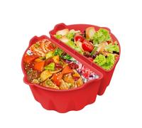 GjnjfdF Doublure En Silicone Pour Mijoteuse - Forme Ovale Lavable Au Lave-Vaisselle | Séparateur De Marmite En Silicone Réutilisable | Pour Repas Familial Fête Banquet Cérémonie