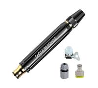 GjnjfdF Embout de haute pression, Accessoire de pulvérisation réglable à main résistant, Buse haute pression pour tuyau de jardin, pour pelouse, cour, arrosage des,