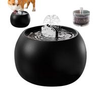 GjnjfdF Fontaine À Chat,Fontaine À Eau Amovible pour Chats D'Intérieur - Distributeur d'eau Filtrée avec Capteur 3D pour Chaton Et Chien À La Maison Ou À L'Extérieur
