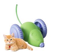 GjnjfdF Jouet pour Chat | Souris Interactif Jouet D'Intérieur pour Éviter L'ennui - Rechargeable avec Lumière pour Jeu Chasse Dressage - Entraînement Chasse Exercice Jeu Divertissement