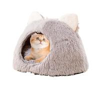 GjnjfdF Lit pour chat d'intérieur, lit pour chat,Lit gigogne doux et chaud pour chats de compagnie | Nid de couchage confortable pour animaux de compagnie, lits d'intérieur mignons pour chats, chiens,