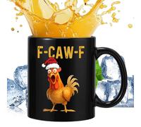 GjnjfdF Mugs à Café Coq | 35 cl à Thème Animal Humoristique avec Poignée Ergonomique en Céramique,Tasse à Thé Animaux,Pour Halloween, Vacances, Thanksgiving, Anniversaire, Automne, Fête, Maison,