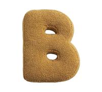 GjnjfdF Oreiller en Peluche avec Lettre 38x30cm Coussin Doux avec Initiale Coussin Alphabet Coussins De Siège en Forme De Lettres Tapis De Sol Coussins Siège Canapé pour Maison Canapé Et La Voiture