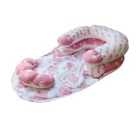 GjnjfdF Oreiller Et Tapis Pour Temps Sur Le Ventre | Tapis de Motricité Bébé avec Jouet Sensoriel et Coussin de Soutien | Activité Ludique pour Garçons et Filles