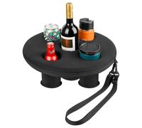GjnjfdF Plateau flottant avec 5 trous - Porte-gobelet flottant pour piscine - Plateau à boire - Table de rafraîchissement - Plateau pour les fêtes sur la plage - Plaisir de la piscine