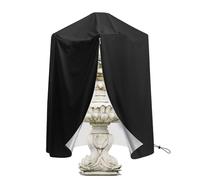 GjnjfdF Protection de Fontaine - Housses pour Extérieur | Protège-Cahoutchouc Anti-Tempête avec Cordon Ajustable pour Stockage Saisonnier Jardin Étang Pelouse Arrière-Cour
