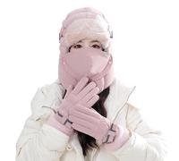 GjnjfdF Protection Faciale Hivernale | Protection Thermique pour Bonnet, Gants Et Écharpe - Bouclier Facial pour Conditions Hivernales - pour Hommes Et Femmes Snowboard Skiing Ski Temps Froid Moto