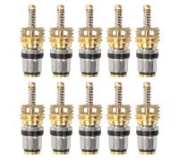 GjnjfdF Remplacement De Tétine De Valve Pour Climatisation - Cœur de Valve pour Climatisation - 10 Pièces Accessoires Réparation Antirouille pour Automobile, Camping-Car, et