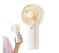 GjnjfdF Ventilateur de Poche Portatif, Ventilateur Portable pour le Voyage, Rafraîchisseur à Batterie Autonome Longue Durée pour Maison Intérieur Extérieur Terrasse Pique-nique Sport Voyage Jardin