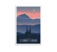 GJrjdb Affiches de voyage vintage AFFICHE CLERMONT FERRAND 50 x 75 cm
