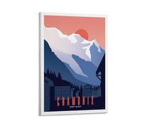 GJrjdb Affiches de voyage vintage Chamonix Mont Blanc 30 x 45 cm