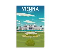 GJrjdb Affiches de voyage vintage Vienne Autriche 20 x 30 cm