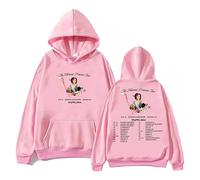 GJRJS Chappell Roan Tour Hoodie Sweats à Capuche Merch,Mode Décontracté Sweats à Capuche Streetwear,Rose,XXS