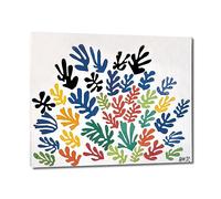 GJRYHXT Tableau célèbre encadré d’Henri Matisse. Tableaux d’art mural abstrait : La gerbe. Reproductions d'impressions sur toile. affiche de décoration pour salon, toile enveloppée de 50x60cm