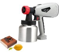 GJVBGA Pistolet à chocolat pour décoration de gâteaux, biscuits, desserts, avec 2 buses de pulvérisation en plastique, 800 ml (1,3 mm + 2,5 mm)