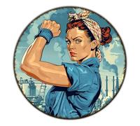 GJXFTPTTBD Plaque en métal vintage avec inscription « We Can Do It » - Décoration murale pour pub ou bar - 20,3 x 20,3 cm