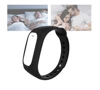 GJXJY Anti-Ronflement Bracelet avec 3 Niveaux d'intensité, USB Bracelet Anti-ronflement Intelligent Bague de Ronflement, Sleep Connection Aide au Sommeil pour Femmes et Hommes(Color:Le Noir)