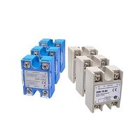 GJZIFGFWQ Module Relais Statique monophasé à Coque Blanche ou Bleue SSR for contrôle de température PID DD DA SSR-25DA SSR-40DA SSR-40DD(60DA Blue)