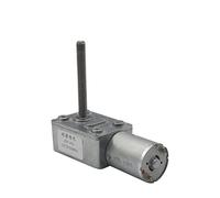 GJZIFGFWQ Moteur à Courant continu 6 mm x 50, Arbre vis sans Fin, Moteur engrenage, Couple élevé, réduction de Vitesse l'axe M6, : 10 TR/Min, Tension CC Volts(DC 12 Volt,40 RPM)