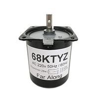 GJZIFGFWQ Moteur à Courant continu Couple élevé 100 kg 28 W AC 220 V Moteur synchrone Aimant Permanent 68 KTYZ CW/CCW métal Vitesse Lente 2,5 110 TR/Min(80rpm 4kgf.cm)