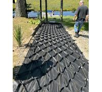 GJZQDKX 5cm Gravel Driveway Stabilizer Grid10m Soil Support Grids for Landscape Pathways Slopes and Paved GardensDurable Ground Stabilization Solution